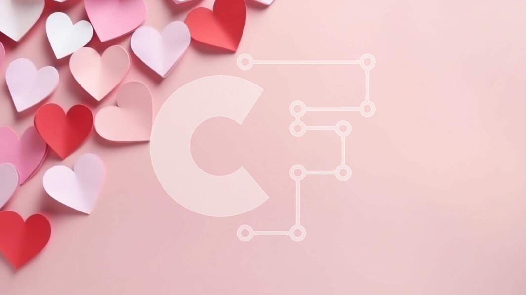 Intra Συλλεκτικό Ξύλινο Παζλ Plywood  4mm - Ροζ φόντο ημέρα του Αγίου Βαλεντίνου με καρδιές Σε Ξύλινο Κουτί - Διαστάσεις Puzzle: 10x10 cm – 25 κομμάτια