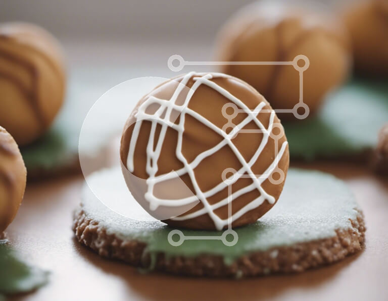 Σετ των 2 Intra Συλλεκτικό Ξύλινο Παζλ Plywood  4mm - Στοίβα από μπισκότα καλυμμένα με σοκολάτα Σε Ξύλινο Κουτί - Διαστάσεις: 10x10 cm – 25 κομμάτια