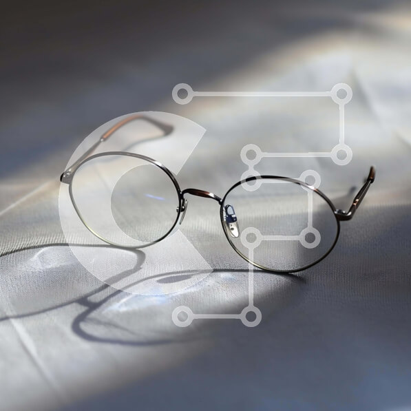 Intra Συλλεκτικό Ξύλινο Παζλ Plywood  4mm - Ζευγάρι γυαλιά σε ένα τραπέζι Σε Ξύλινο Κουτί - Διαστάσεις: 10x10 cm – 25 κομμάτια