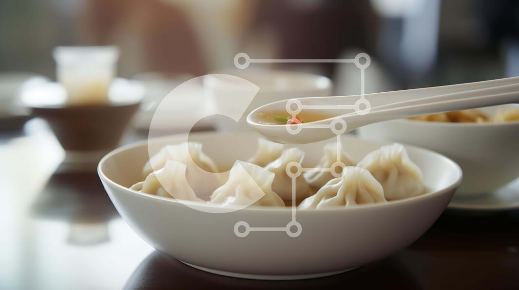 Σετ των 2 Intra Συλλεκτικό Ξύλινο Παζλ Plywood  4mm - Νόστιμα ζυμαρικά σε λευκό μπολ Σε Ξύλινο Κουτί - Διαστάσεις: 10x10 cm – 25 κομμάτια