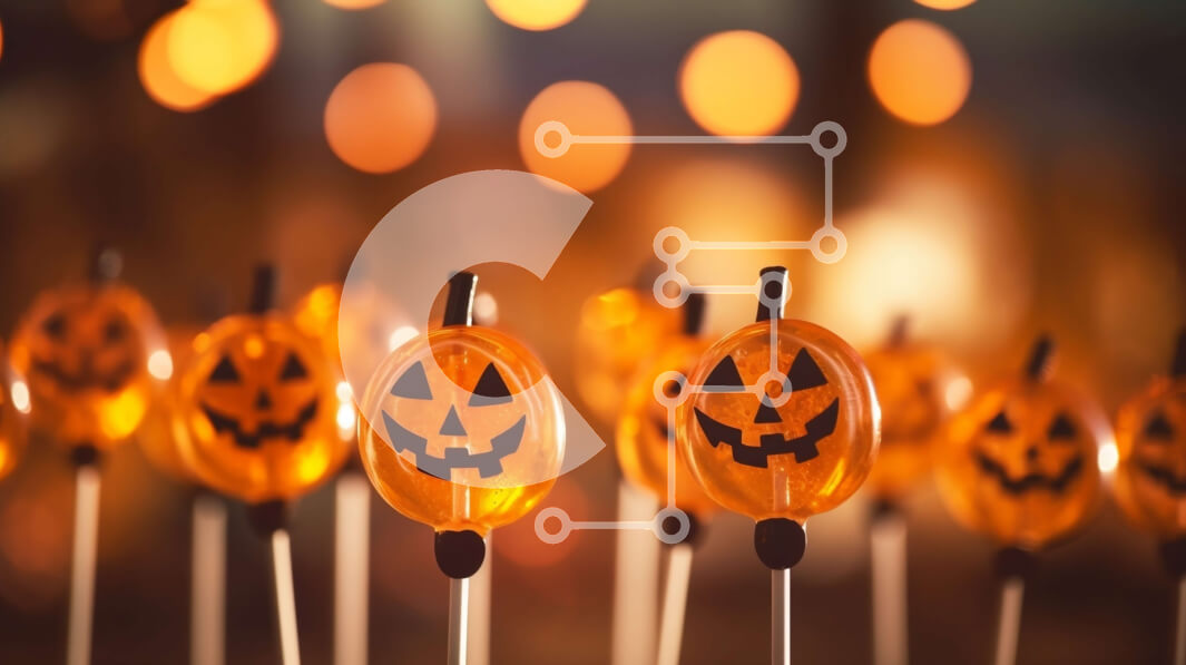 Intra Συλλεκτικό Ξύλινο Παζλ Plywood  4mm - Γλειφιτζούρια σε σχήμα κολοκύθας σε ξυλάκια με φωτισμένο φόντο Σε Ξύλινο Κουτί - Διαστάσεις Puzzle: 10x10 cm – 25 κομμάτια