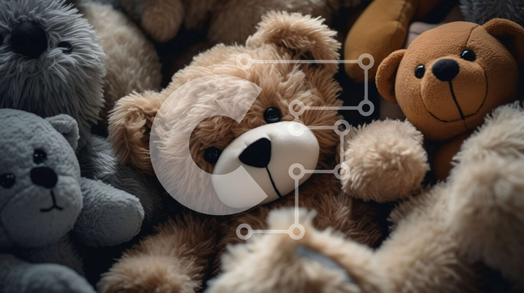 Intra Συλλεκτικό Ξύλινο Παζλ Plywood  4mm - Ομάδα αρκουδιών Σε Ξύλινο Κουτί - Διαστάσεις: 10x10 cm – 25 κομμάτια