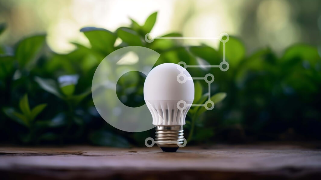 Intra Συλλεκτικό Ξύλινο Παζλ Plywood  4mm - Λάμπα φωτός και πράσινα φυτά σε ξύλινο τραπέζι Σε Ξύλινο Κουτί - Διαστάσεις: 10x10 cm – 25 κομμάτια