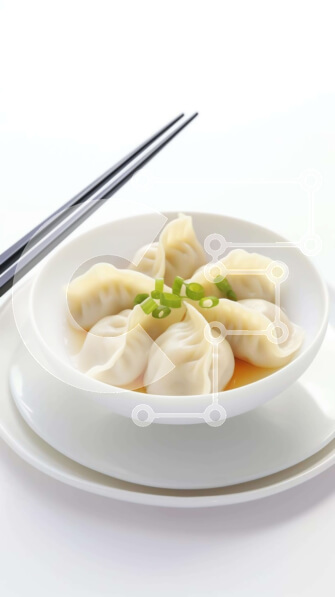 Intra Συλλεκτικό Ξύλινο Παζλ Plywood  4mm - Νόστιμα ζυμαρικά σε λευκό μπολ με ξυλάκια Σε Ξύλινο Κουτί - Διαστάσεις: 10x10 cm – 25 κομμάτια