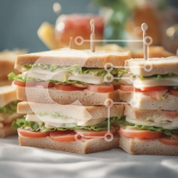 Σετ των 2 Intra Συλλεκτικό Ξύλινο Παζλ Plywood  4mm - Στοίβα από σάντουιτς με διάφορες γεμίσεις Σε Ξύλινο Κουτί - Διαστάσεις: 10x10 cm – 25 κομμάτια