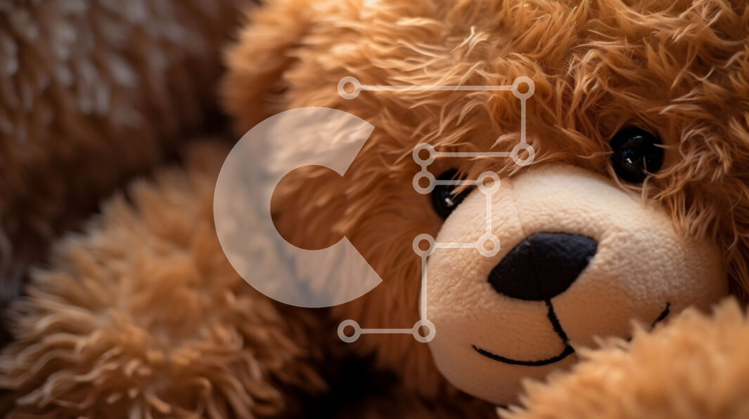 Intra Συλλεκτικό Ξύλινο Παζλ Plywood  4mm - Καφέ αρκουδάκι σε μαξιλάρια Σε Ξύλινο Κουτί - Διαστάσεις: 10x10 cm – 25 κομμάτια