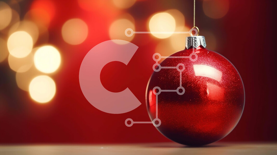 Intra Συλλεκτικό Ξύλινο Παζλ Plywood  4mm - Κόκκινη χριστουγεννιάτικη μπάλα κρεμαστή με φωτισμένο φόντο Σε Ξύλινο Κουτί - Διαστάσεις: 10x10 cm – 25 κομμάτια