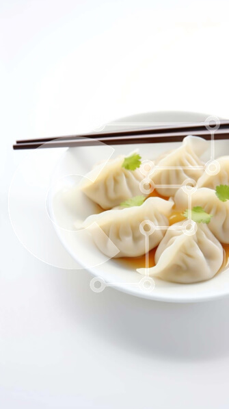 Intra Συλλεκτικό Ξύλινο Παζλ Plywood  4mm - Νόστιμα ζυμαρικά σε λευκό πιάτο με ξυλάκια Σε Ξύλινο Κουτί - Διαστάσεις: 10x10 cm – 25 κομμάτια