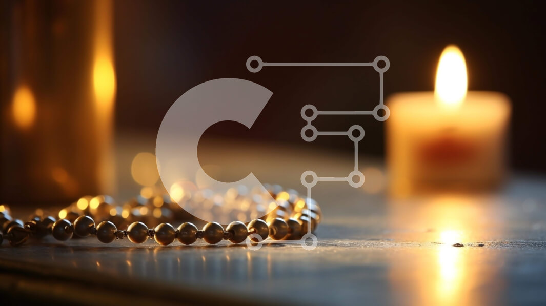 Intra Συλλεκτικό Ξύλινο Παζλ Plywood  4mm - Χρυσό βραχιόλι και κερί σε ξύλινο τραπέζι Σε Ξύλινο Κουτί - Διαστάσεις Puzzle: 10x10 cm – 25 κομμάτια