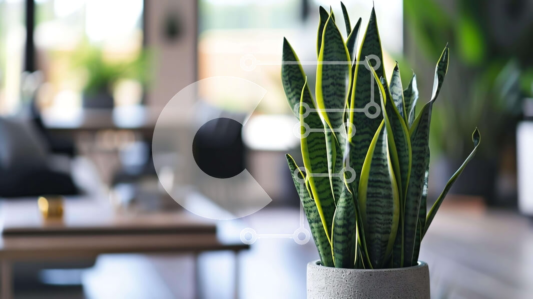 Intra Συλλεκτικό Ξύλινο Παζλ Plywood  4mm - Φυτό σε γλάστρα στο σαλόνι Σε Ξύλινο Κουτί - Διαστάσεις: 10x10 cm – 25 κομμάτια