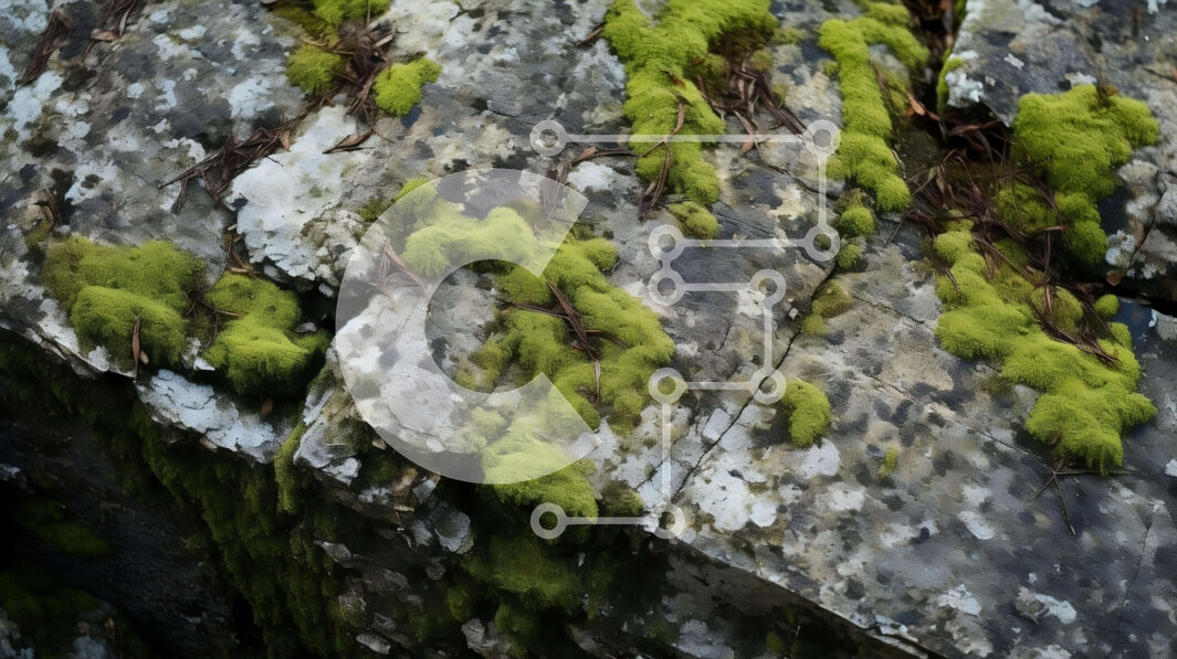 Intra Συλλεκτικό Ξύλινο Παζλ Plywood  4mm - Βράχος καλυμμένος με βρύα με σκαρφαλωμένα πουλιά Σε Ξύλινο Κουτί - Διαστάσεις: 10x10 cm – 25 κομμάτια