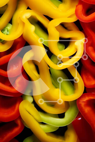 Σετ των 2 Intra Συλλεκτικό Ξύλινο Παζλ Plywood  4mm - Σωρός πολύχρωμων πιπεριών Σε Ξύλινο Κουτί - Διαστάσεις: 10x10 cm – 25 κομμάτια