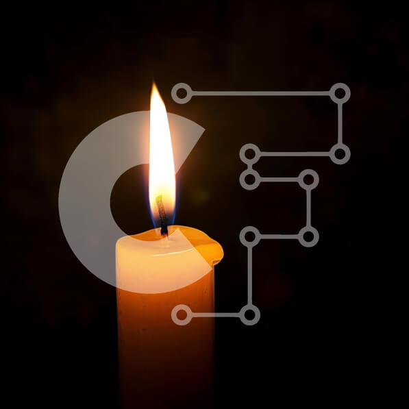 Intra Συλλεκτικό Ξύλινο Παζλ Plywood  4mm - Μονό κίτρινο αναμμένο κερί στο σκοτάδι Σε Ξύλινο Κουτί - Διαστάσεις: 10x10 cm – 25 κομμάτια