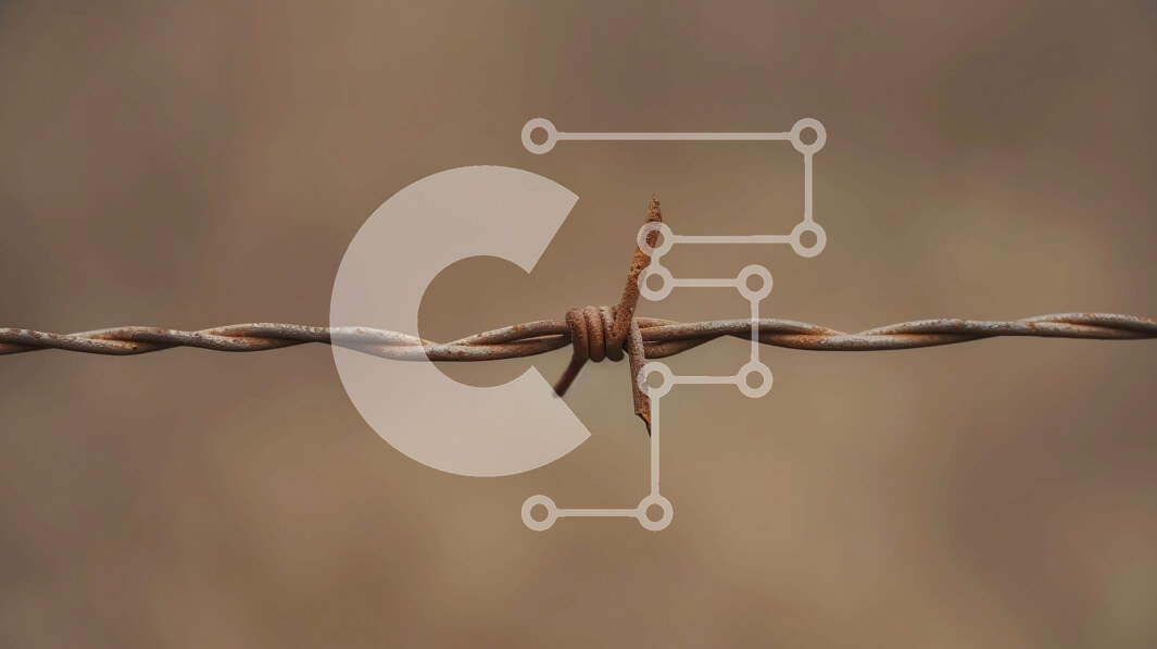 Intra Συλλεκτικό Ξύλινο Παζλ Plywood  4mm - Σκουριασμένο συρματόπλεγμα με θολό φόντο Σε Ξύλινο Κουτί - Διαστάσεις: 10x10 cm – 25 κομμάτια