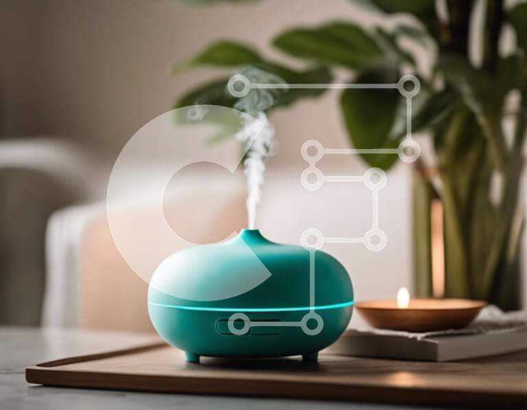 Intra Συλλεκτικό Ξύλινο Παζλ Plywood  4mm - Διαχύτη κιρκίρι σε ένα ζεστό εσωτερικό περιβάλλον Σε Ξύλινο Κουτί - Διαστάσεις: 10x10 cm – 25 κομμάτια