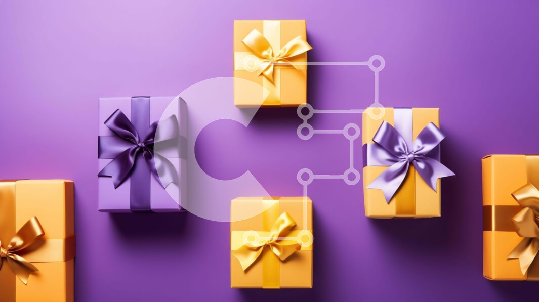 Intra Συλλεκτικό Ξύλινο Παζλ Plywood  4mm - Πολύχρωμα κουτιά δώρων με φιόγκους Σε Ξύλινο Κουτί - Διαστάσεις: 10x10 cm – 25 κομμάτια