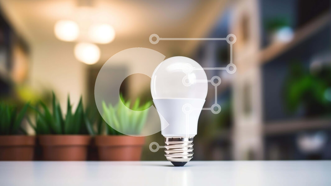 Intra Συλλεκτικό Ξύλινο Παζλ Plywood  4mm - Ενιαία λάμπα στο τραπέζι με φυτά σε γλάστρες Σε Ξύλινο Κουτί - Διαστάσεις: 10x10 cm – 25 κομμάτια