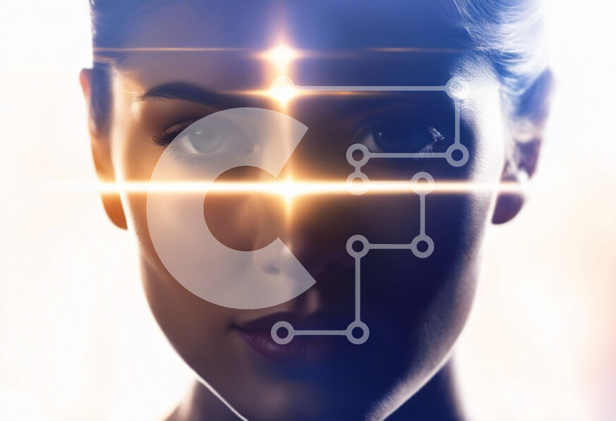 Intra Συλλεκτικό Ξύλινο Παζλ Plywood  4mm - Γυναίκα με τα λαμπερά μάτια Σε Ξύλινο Κουτί - Διαστάσεις Puzzle: 10x10 cm – 25 κομμάτια