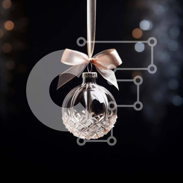 Intra Συλλεκτικό Ξύλινο Παζλ Plywood  4mm - Κρεμαστό διακοσμητικό διαφανές γυαλί για την εορταστική περίοδο Σε Ξύλινο Κουτί - Διαστάσεις: 10x10 cm – 25 κομμάτια