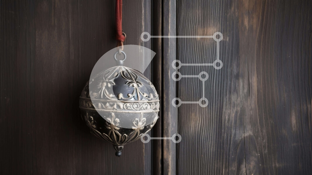 Intra Συλλεκτικό Ξύλινο Παζλ Plywood  4mm - Κρεμαστό στολίδι σε ξύλινη πόρτα Σε Ξύλινο Κουτί - Διαστάσεις Puzzle: 10x10 cm – 25 κομμάτια