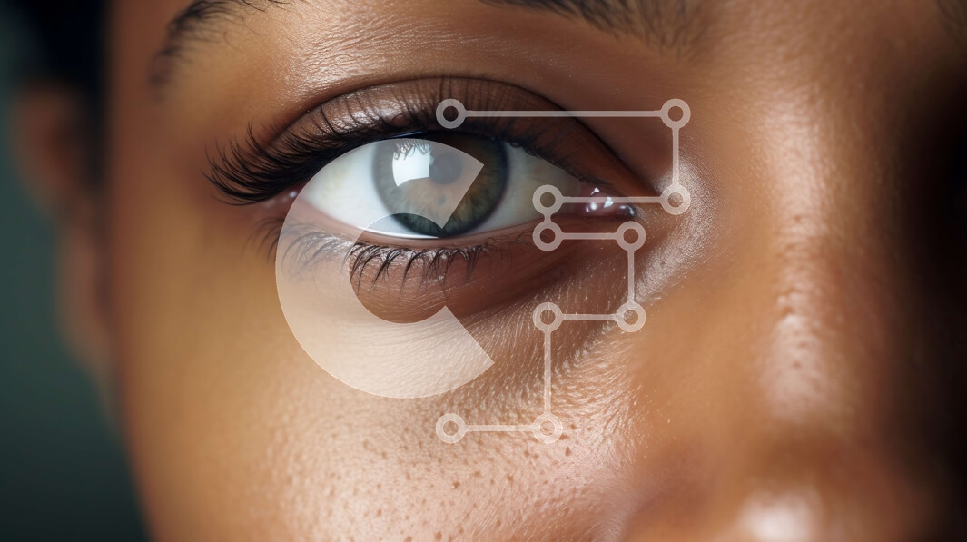 Intra Συλλεκτικό Ξύλινο Παζλ Plywood  4mm - Όμορφη γυναίκα με καστανά μάτια και μακριές βλεφαρίδες Σε Ξύλινο Κουτί - Διαστάσεις Puzzle: 10x10 cm – 25 κομμάτια