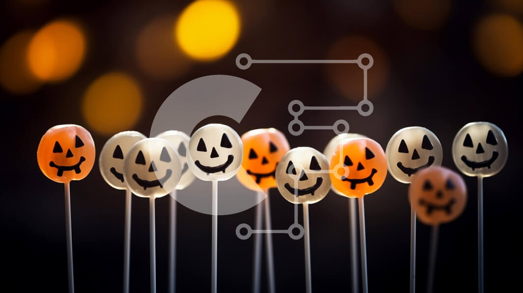 Intra Συλλεκτικό Ξύλινο Παζλ Plywood  4mm - Ομάδα γλειφιτζούρια κολοκύθας με θέμα το Halloween Σε Ξύλινο Κουτί - Διαστάσεις Puzzle: 10x10 cm – 25 κομμάτια