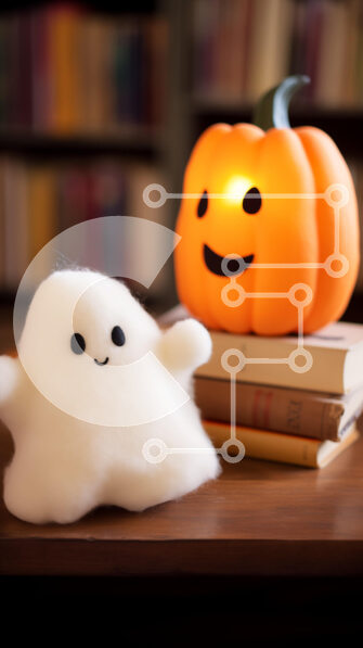 Intra Συλλεκτικό Ξύλινο Παζλ Plywood  4mm - Γεμιστά ζώα για αποκριές σε ράφια Σε Ξύλινο Κουτί - Διαστάσεις Puzzle: 10x10 cm – 25 κομμάτια