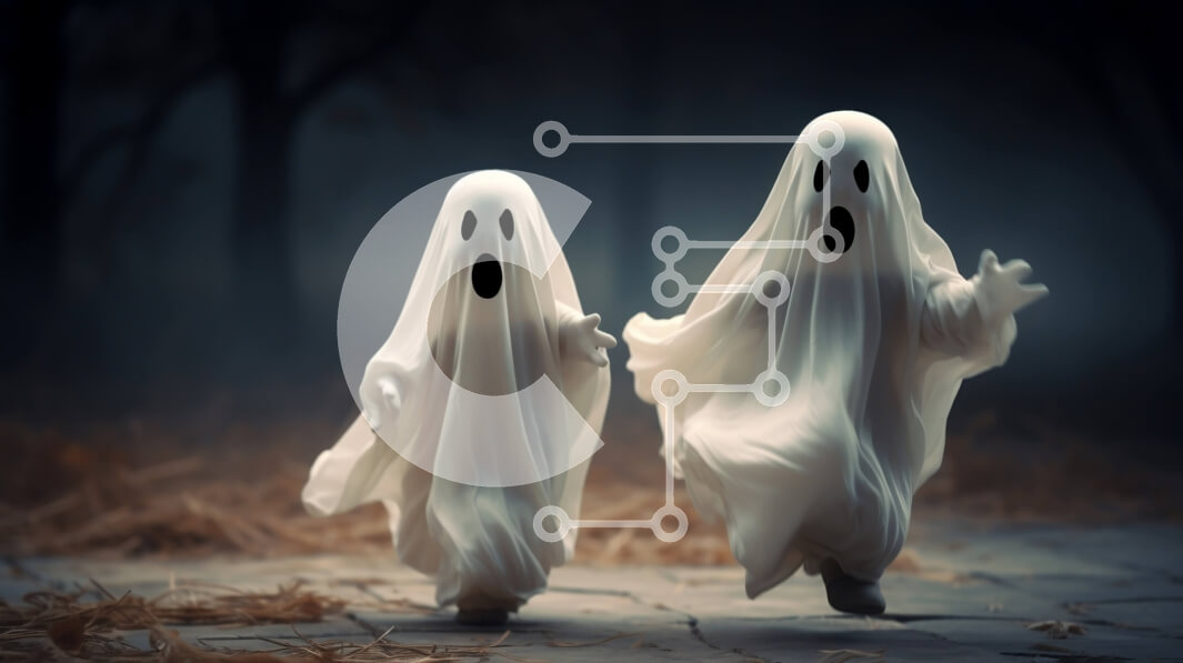 Intra Συλλεκτικό Ξύλινο Παζλ Plywood  4mm - Τρομακτικά φαντάσματα σε ένα σκοτεινό δάσος Σε Ξύλινο Κουτί - Διαστάσεις: 10x10 cm – 25 κομμάτια