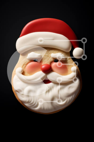 Intra Συλλεκτικό Ξύλινο Παζλ Plywood  4mm - Μπισκότο Άγιου Βασίλη για χριστουγεννιάτικες ή εορταστικές γιορτές Σε Ξύλινο Κουτί - Διαστάσεις Puzzle: 10x10 cm – 25 κομμάτια