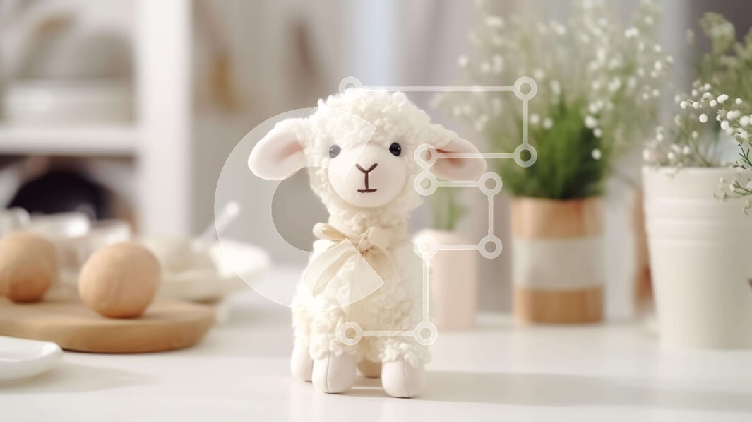 Intra Συλλεκτικό Ξύλινο Παζλ Plywood  4mm - Πασχαλινή γιορτή με γεμιστό αρνί και αυγά Σε Ξύλινο Κουτί - Διαστάσεις: 10x10 cm – 25 κομμάτια