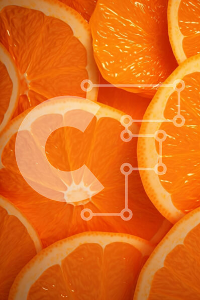 Σετ των 2 Intra Συλλεκτικό Ξύλινο Παζλ Plywood  4mm - Κοντινό πλάνο φέτες πορτοκαλιού που τακτοποιούνται σε ένα σχέδιο Σε Ξύλινο Κουτί - Διαστάσεις: 10x10 cm – 25 κομμάτια