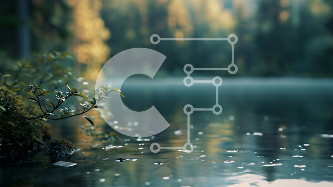 Intra Συλλεκτικό Ξύλινο Παζλ Plywood  4mm - Ήσυχη λίμνη με πλωτό φυτό και διάσπαρτες σταγόνες νερού Σε Ξύλινο Κουτί - Διαστάσεις: 10x10 cm – 25 κομμάτια