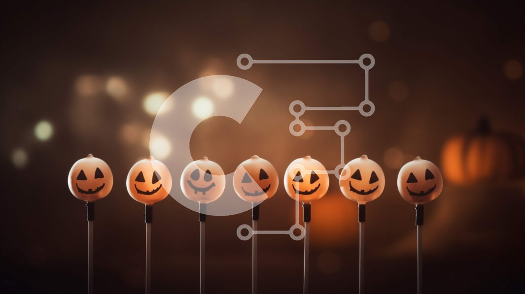 Intra Συλλεκτικό Ξύλινο Παζλ Plywood  4mm - Ομάδα κεριών Jack-O'-Lantern Halloween σε μπαστούνια κολοκύθας Σε Ξύλινο Κουτί - Διαστάσεις: 10x10 cm – 25 κομμάτια