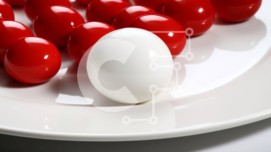 Σετ των 2 Intra Συλλεκτικό Ξύλινο Παζλ Plywood  4mm - Αυγό και κόκκινες πιπεριές στη μεξικάνικη κουζίνα Σε Ξύλινο Κουτί - Διαστάσεις: 10x10 cm – 25 κομμάτια