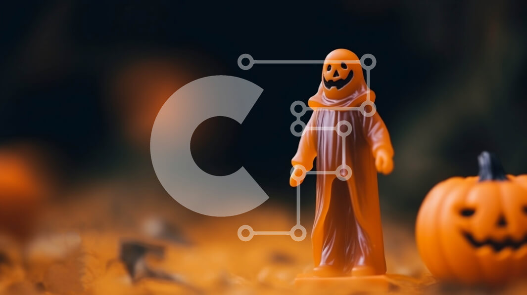 Intra Συλλεκτικό Ξύλινο Παζλ Plywood  4mm - Φιγούρα παιχνιδιού κολοκύθας αποκριών με κολοκύθες και φύλλα Σε Ξύλινο Κουτί - Διαστάσεις Puzzle: 10x10 cm – 25 κομμάτια