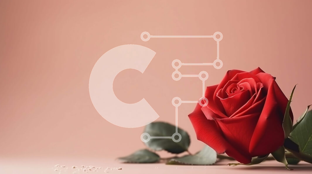 Intra Συλλεκτικό Ξύλινο Παζλ Plywood  4mm - Κομψό και ρομαντικό κόκκινο τριαντάφυλλο με πράσινα φύλλα Σε Ξύλινο Κουτί - Διαστάσεις Puzzle: 10x10 cm – 25 κομμάτια