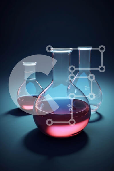 Intra Συλλεκτικό Ξύλινο Παζλ Plywood  4mm - Τρία ποτήρια με διαφορετικά χρωματιστά υγρά σε σκούρο φόντο Σε Ξύλινο Κουτί - Διαστάσεις Puzzle: 10x10 cm – 25 κομμάτια