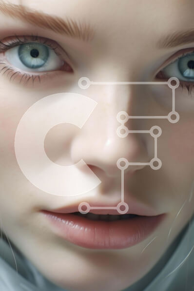 Intra Συλλεκτικό Ξύλινο Παζλ Plywood  4mm - Έντονο βλέμμα - Πορτρέτο γυναίκας Σε Ξύλινο Κουτί - Διαστάσεις Puzzle: 10x10 cm – 25 κομμάτια