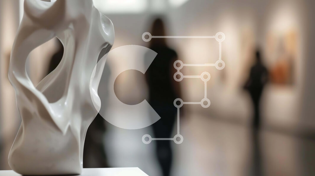 Intra Συλλεκτικό Ξύλινο Παζλ Plywood  4mm - Έκθεση Λευκής Γλυπτικής σε Πινακοθήκη ή Μουσείο Σε Ξύλινο Κουτί - Διαστάσεις Puzzle: 10x10 cm – 25 κομμάτια