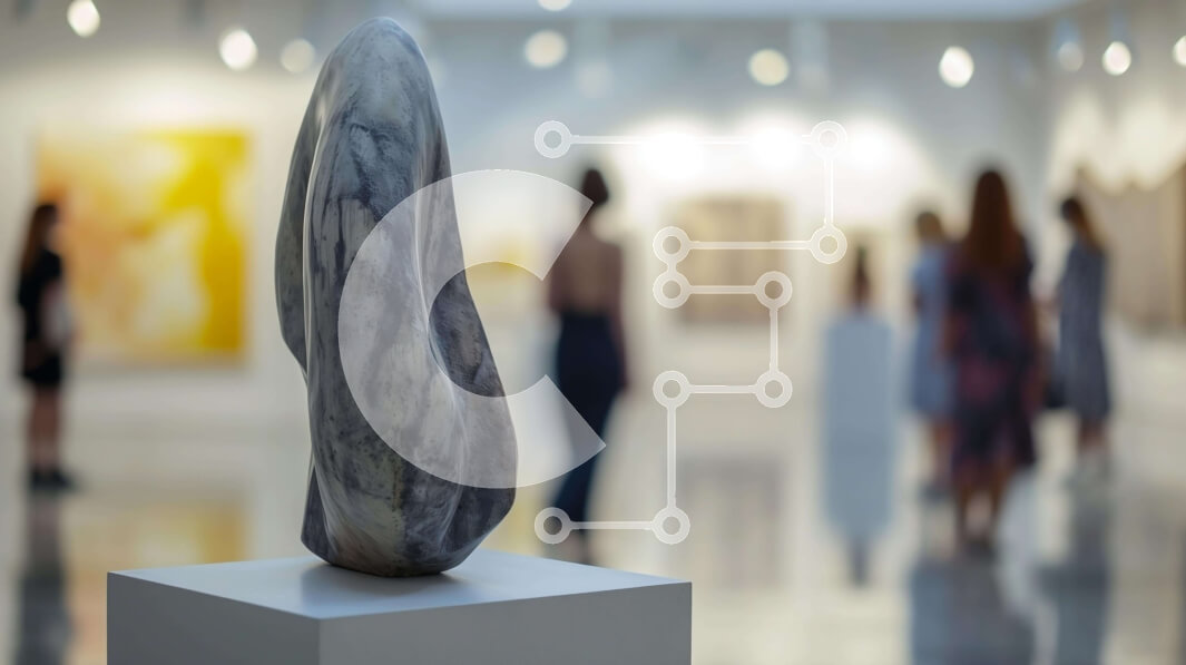 Intra Συλλεκτικό Ξύλινο Παζλ Plywood  4mm - Έκθεση Γλυπτικής Γκαλερί Τέχνης με επισκέπτες Σε Ξύλινο Κουτί - Διαστάσεις Puzzle: 10x10 cm – 25 κομμάτια