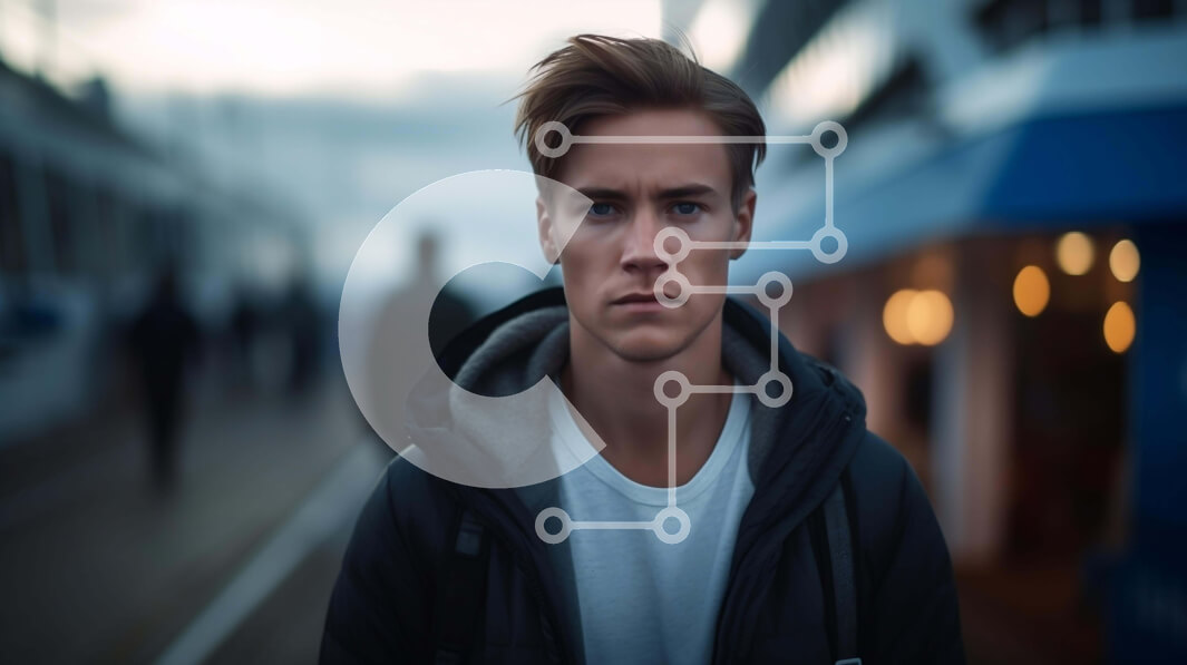 Intra Συλλεκτικό Ξύλινο Παζλ Plywood  4mm - Lost or Confused: Young Man on the Street Σε Ξύλινο Κουτί - Διαστάσεις Puzzle: 10x10 cm – 25 κομμάτια