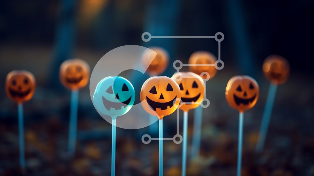 Σετ των 2 Intra Συλλεκτικό Ξύλινο Παζλ Plywood  4mm - Γλειφιτζούρια σε σχήμα κολοκύθας στο δάσος Σε Ξύλινο Κουτί - Διαστάσεις: 10x10 cm – 25 κομμάτια