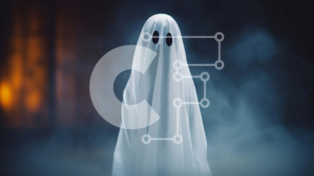 Intra Συλλεκτικό Ξύλινο Παζλ Plywood  4mm - Ανατριχιαστικό κοστούμι Ghost in Smoke and Fog Σε Ξύλινο Κουτί - Διαστάσεις Puzzle: 10x10 cm – 25 κομμάτια