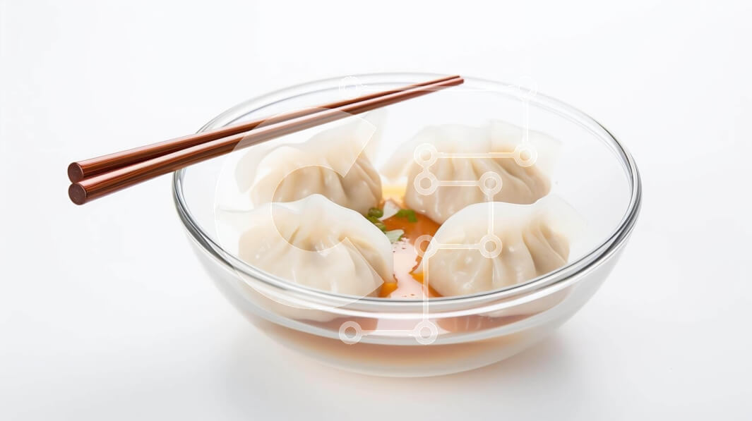 Σετ των 2 Intra Συλλεκτικό Ξύλινο Παζλ Plywood  4mm - Νόστιμα ζυμαρικά σε γυάλινο μπολ με ξυλάκια Σε Ξύλινο Κουτί - Διαστάσεις: 10x10 cm – 25 κομμάτια