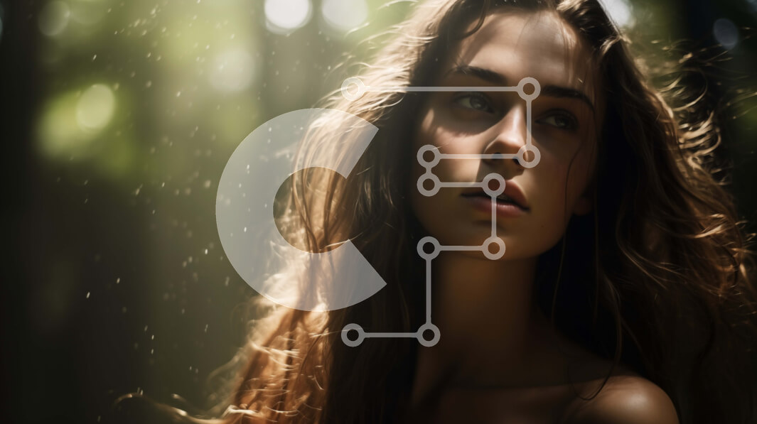 Intra Συλλεκτικό Ξύλινο Παζλ Plywood  4mm - Όμορφη γυναίκα στο δάσος Σε Ξύλινο Κουτί - Διαστάσεις Puzzle: 10x10 cm – 25 κομμάτια