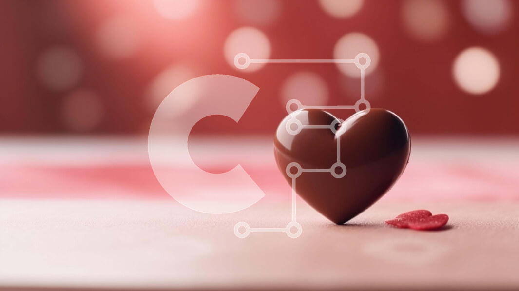 Σετ των 2 Intra Συλλεκτικό Ξύλινο Παζλ Plywood  4mm - Μπάρα σοκολάτας σε σχήμα καρδιάς σε κόκκινες καρδιές Σε Ξύλινο Κουτί - Διαστάσεις: 10x10 cm – 25 κομμάτια