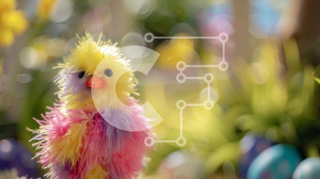 Intra Συλλεκτικό Ξύλινο Παζλ Plywood  4mm - Πασχαλινό κοτόπουλο με πασχαλινά αυγά και διακοσμητικά Σε Ξύλινο Κουτί - Διαστάσεις: 10x10 cm – 25 κομμάτια