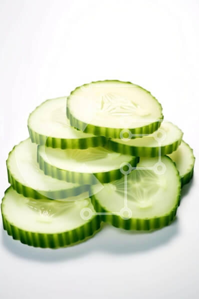 Σετ των 2 Intra Συλλεκτικό Ξύλινο Παζλ Plywood  4mm - Στοίβα αγγουράκια σε φέτες για διάφορα πιάτα Σε Ξύλινο Κουτί - Διαστάσεις: 10x10 cm – 25 κομμάτια