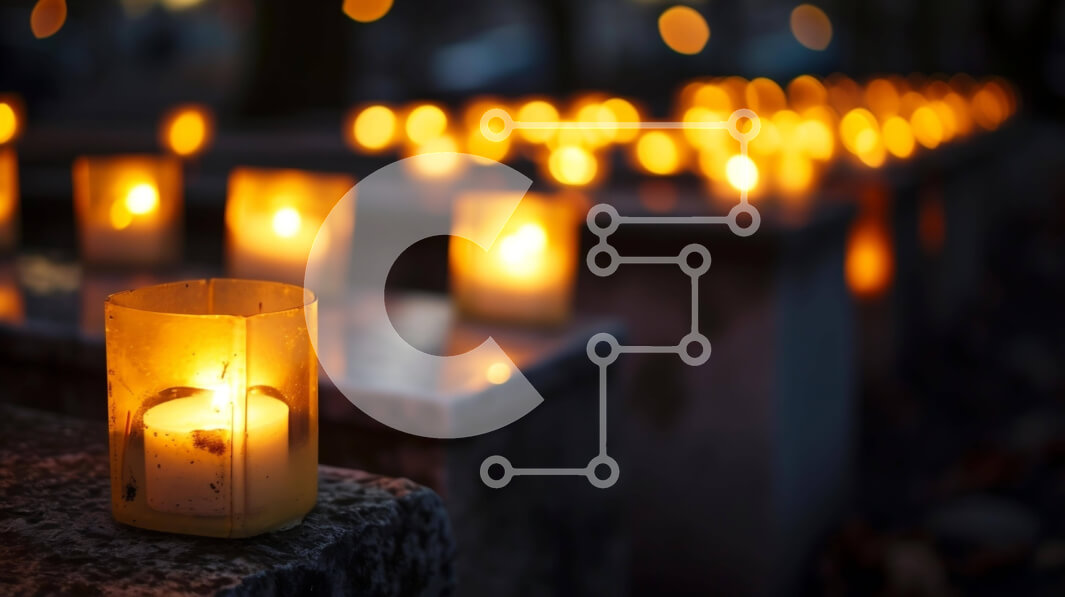 Intra Συλλεκτικό Ξύλινο Παζλ Plywood  4mm - Ομάδα αναμμένων κεριών σε πέτρες Σε Ξύλινο Κουτί - Διαστάσεις Puzzle: 10x10 cm – 25 κομμάτια