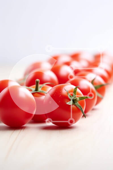 Σετ των 2 Intra Συλλεκτικό Ξύλινο Παζλ Plywood  4mm - Ποικιλία φρέσκων ντομάτες - κεράσι, δαμάσκηνο, σταφύλι Σε Ξύλινο Κουτί - Διαστάσεις: 10x10 cm – 25 κομμάτια